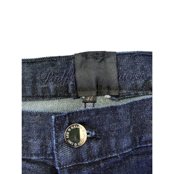 RALPH LAUREN Jeans 32 Dark Wash Blue Denim Bootcut - Picture 3 of 12